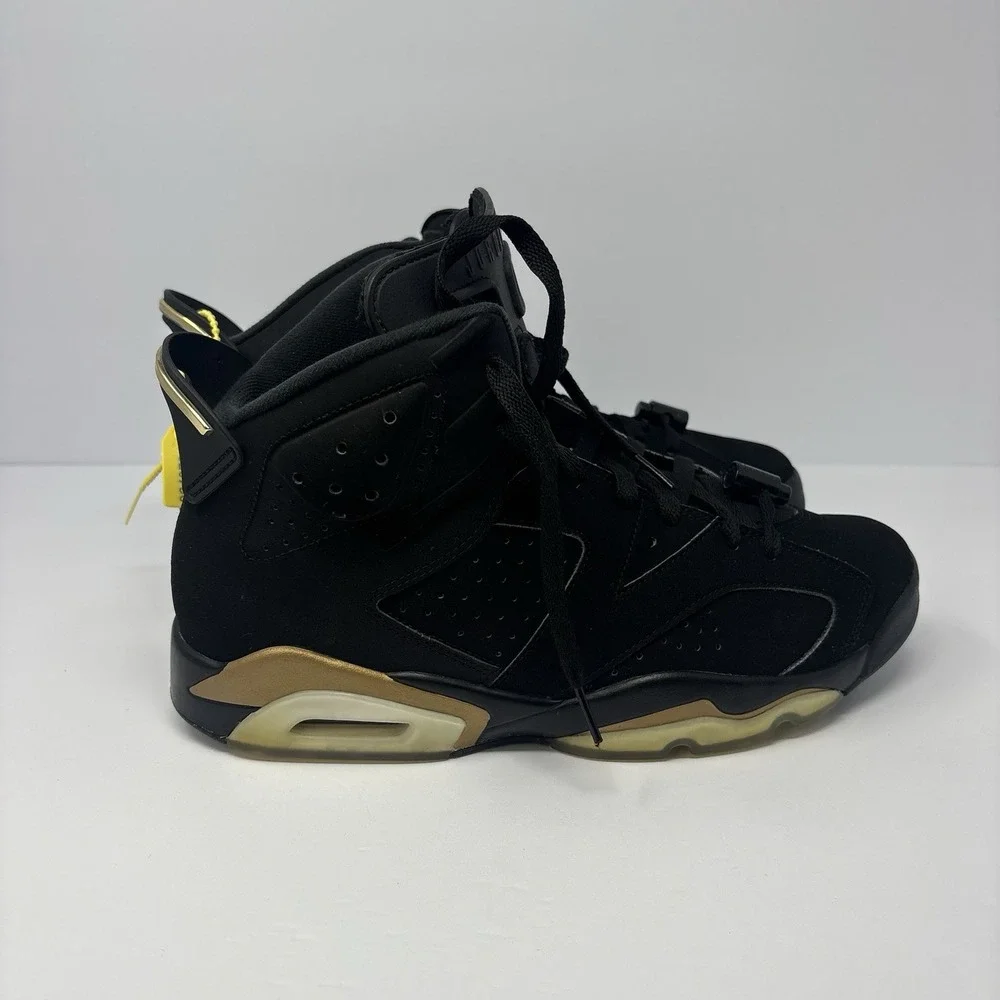 Nike Air Jordan 6 Retro DMP Defining Moments Black Gold Men's Size 11